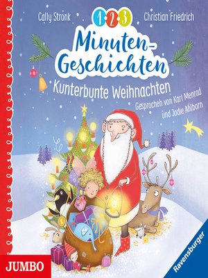 cover image of 1-2-3 Minutengeschichten. Kunterbunte Weihnachten